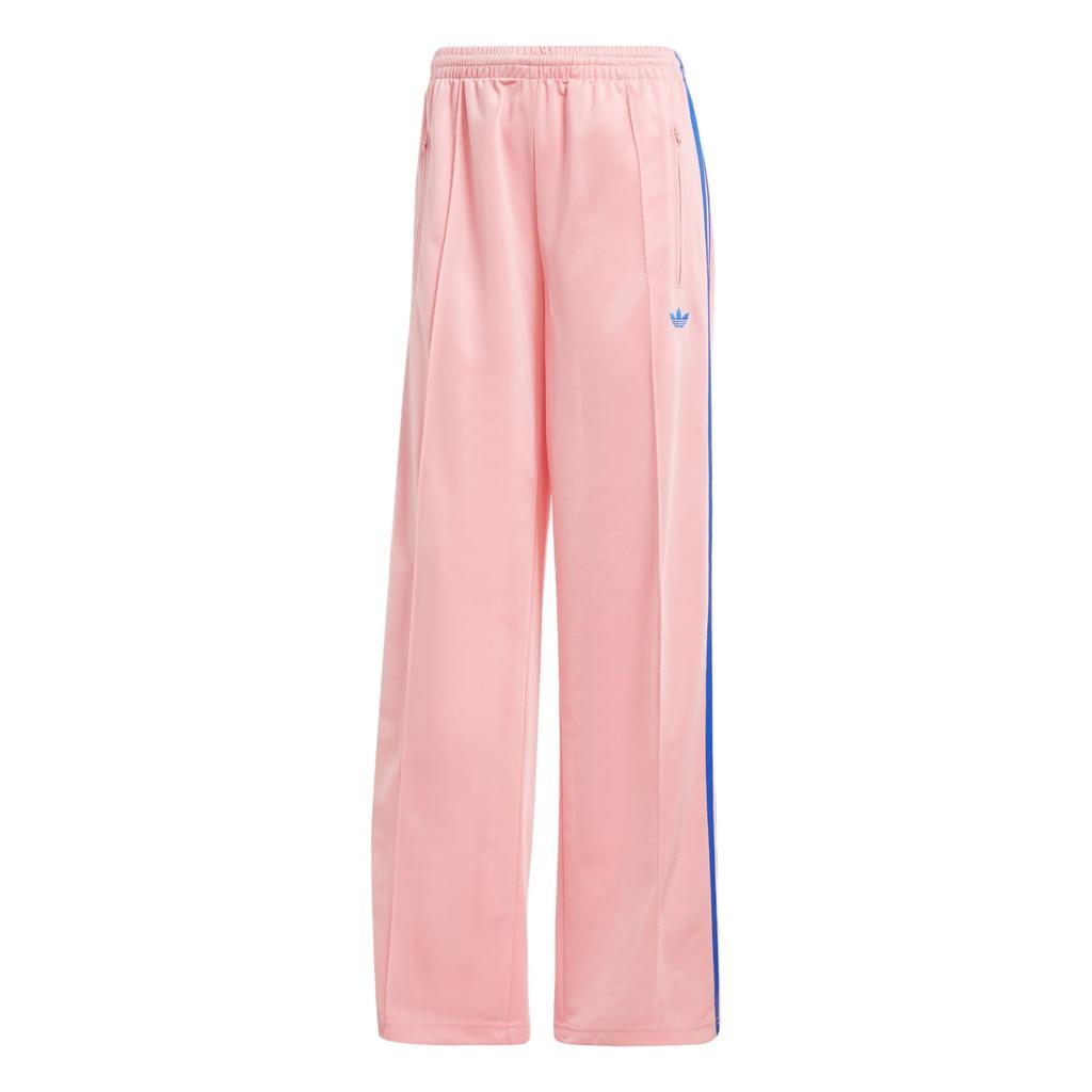 Adidas Originals Adicolor Side Stripe Loose Straight Leg Knit Sports Pants Women Bottoms Pink JP2312