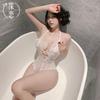 Sexy Lingerie Sexy One-piece Bed Free Lace Perspective Suspenders Pajamas Backless Hollow Uniform