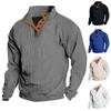 Spring And  Men's Standing Collar Sweatshirt Is Outdoor Casual Sweaters Tops