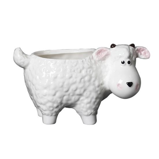 Yousheng Cartoon Sheep Candle Holder Votive Tealight Candle Stand Living Room Bathroom Candlestick Decoration Table Centerpiece Ornament