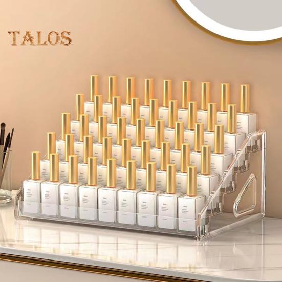 Nail Polish Organizer Acrylic Display Rack Transparent Design Multipurpose Sunglasses Organizer Essential Oils Holder