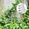 20Pcs Garden Trellis Clips Metal Plant Vine Stakes Connectors Climbing Frame Buckles For Tomato Cucumber Vegetable Support