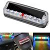 Flashing Mini Emergency Car Led Solar Charging Warning Light Waterproof Colored Led Light Police Strobe Rear Light