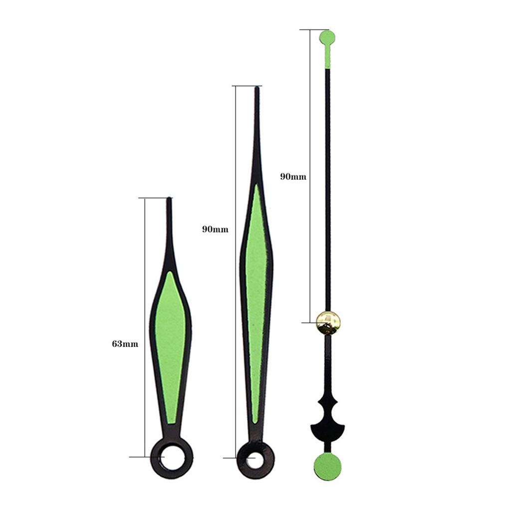 1Set DIY Luminous Silent Time Clock Movement Accessory Wall Repair Tool Part Household Tool Supplies for Beginners