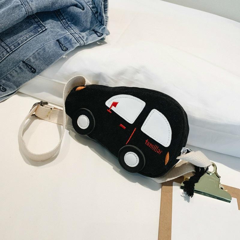 Children Baby Boys Girls Car Shoulder Bag Handbags Mini Crossbody Bag Packet Car Shaped Clutch Chain