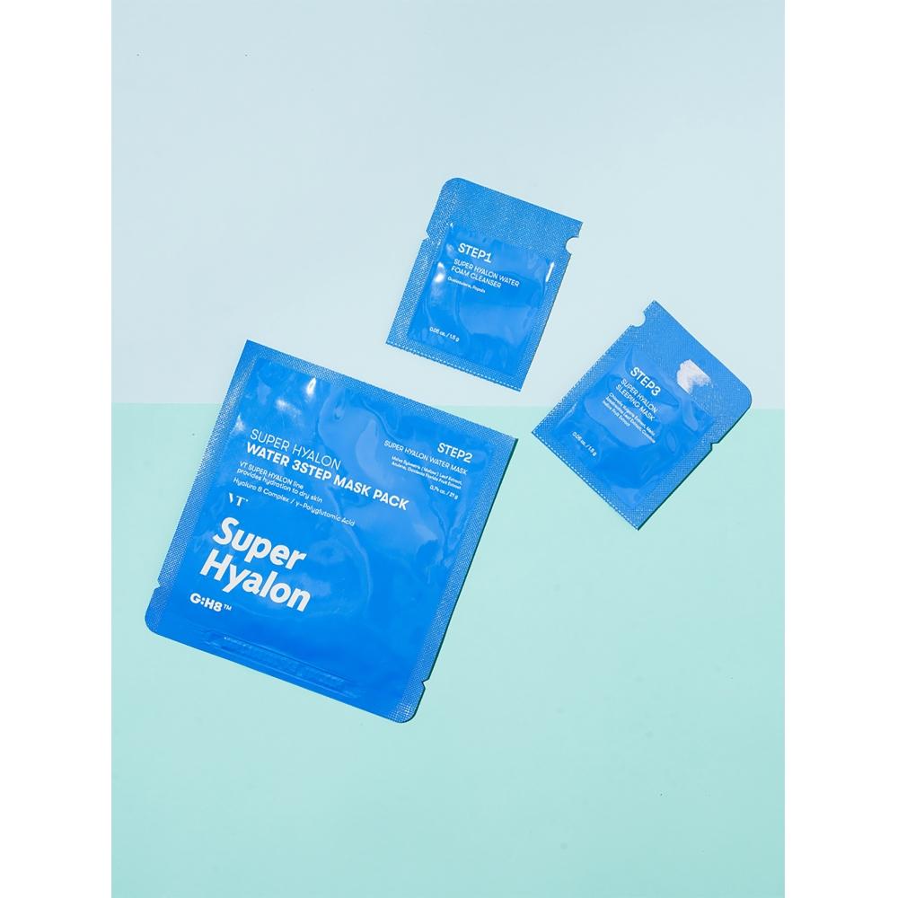 Vt Super Hyalon Water 3 Step Mask Pack