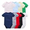 Newborn Baby Clothes Summer Body Boys Girls Bodysuits 100% Cotton Blank Plain White Kids Jumpsuits Clothing 0-24M