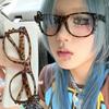 Y2K Leopard Print Eyeglasses Frame Anti Blue Light Eye Glasses Japanese Kawaii Retro Glasses Cartoon Cute Decorative Eyewear