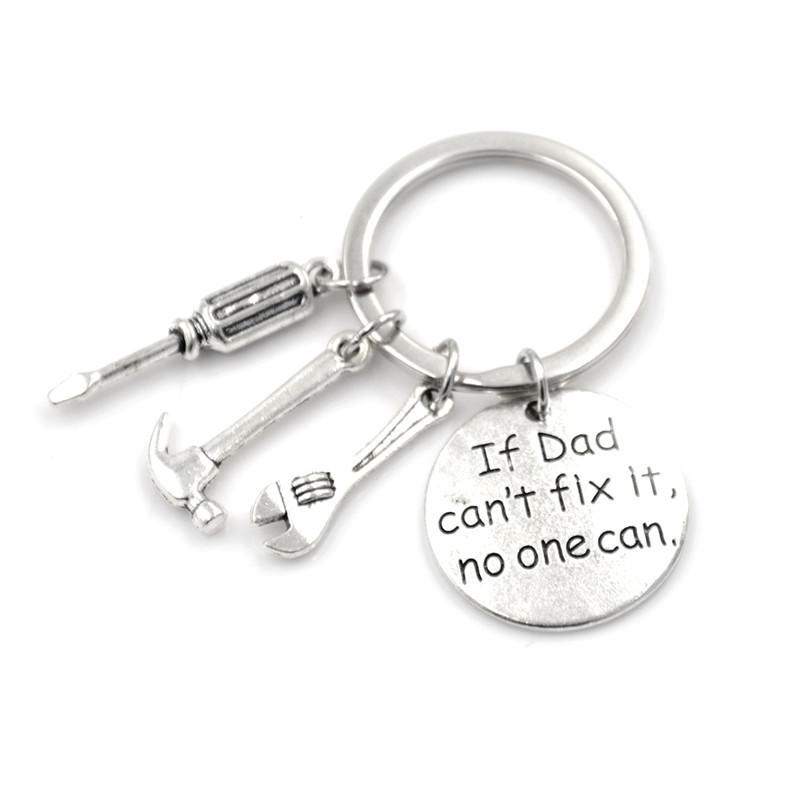If Dad Can'T Fix It No One Can Hand Tools Keychain,Daddy Keyring,Dad Gift,Fathers Day,Father Keychain