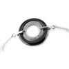 [N1073] - Silver Bracelet 'Sissi' Black Silver