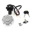 Ignition Switch Fuel Gas Cap Seat Lock Key Set Fit for Yamaha YZF R6 YZF R1 FZ6 FZ09 FZ6R