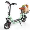 iScooter I12 City Commuting Electric Scooter 500W Motor 36V7.5Ah Battery 12 Inch Road Tires E-Scooter Outdoor Riding EScooter With Rear Basket