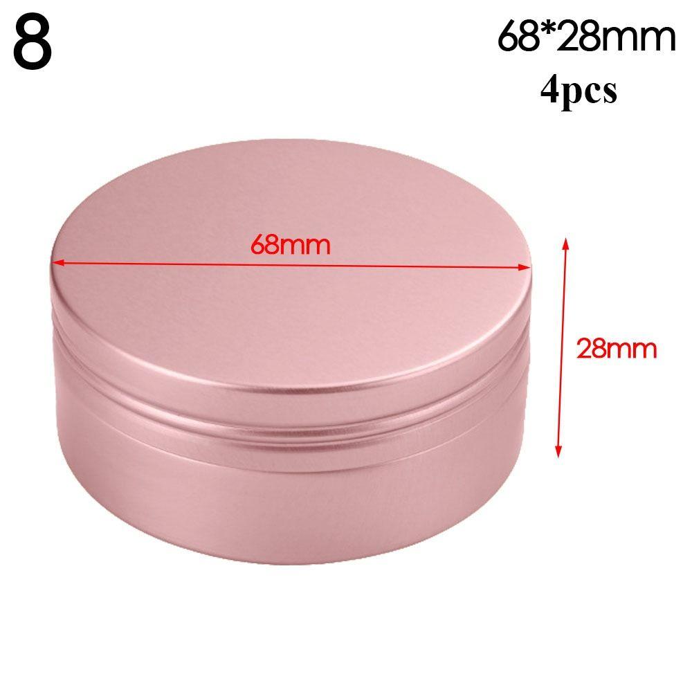 Candle for Cream Balm Metal Box Tea Cans Cosmetic Container Aluminum Tin Jar Refillable Bottles
