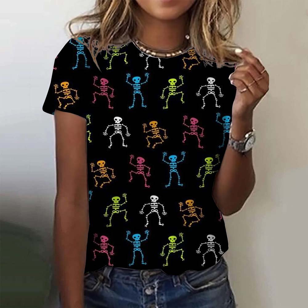 Женская футболка с милой тыквенной головой и 3D-принтом, футболка большого размера, летняя новая модная женская одежда Y2k, женские топы, футболки