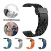 22mm 20mm Breathable Silicone Strap for Samsung Galaxy Watch 3 /4/ 5 /6 /S3 with Active Magnetic Strap for Huawei GT3/4 /Amazfit