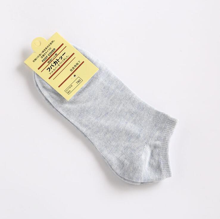 New Women's Autumn Candy Color Cotton Boat Socks - Breathable, Short Style