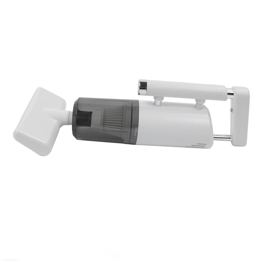 Cordless Handheld Vacuum Cleaner 60W 7.4V Wet Dry Use Portable Hand Vacuum for Home Car White