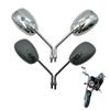 For Suzuki Bandit 1200 1250S Intruder 1400 1500 10mm Motorcycle Rearview Mirror For Kawasaki Vulcan 1500 1600 1700 2000