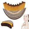 2Pcs Lymphatic Drainage Massage Brush Gentle Bristles Contour Massager Ergonomic Lymph Profile Brush Facial Sculpting Tool for Reduce Swelling