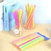 Fluorescent Bendable Drinking Straws Disposable Beverage Straws Wedding Decor