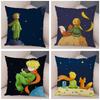 Cartoon Throw Pillow Covers Living Room Decoration Printed Sofa Cushion Cover Polyester Soft Pillowcase