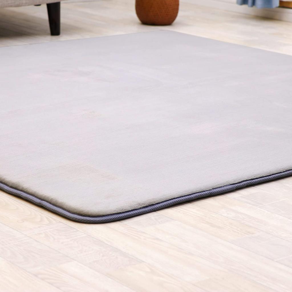 Freely Rug Carpet High Resilience Extra Thick 200 X Antibacterial and Thick Rug All Microfiber Size Rug, 25mm, 250cm, Anti-mite Treatment, Mat,