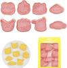 Set of 10 Anpanman Cookie Cutter Perfect for Making Kitchen Anpanman Lunch Chocolate Baking Cookie and Crafts Cutters, Sweets, Supplies, Boxes, Molds,