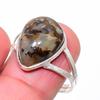 Natural Chrome Chalcedony Gemstone 925 Sterling Silver Jewelry Ring Size 10 J3b25
