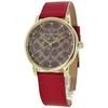 Coach Grand Watch for Men and Women, Leather Strap, Red, 14503874