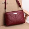 Women's Bag 2023 New Korean Fashion Mommy Bag Three-layer Small Bag Single Shoulder Messenger Bag Soft Leather Mommy Bag