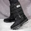 Men's Thick Winter Snow Boots, Non-slip Waterproof with Thick Sole, Plus Size Available.
