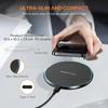 Wireless Charger Pad For iPhone 16 15 14 13 12 X Pro Max Samsung S23 S22 S20 Xiaomi Huawei Induction Fast Charging Dock Station