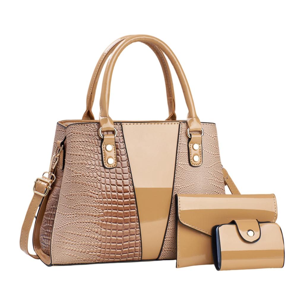 3-Pack Women's Spring Versatile Shoulder Crossbody Handbag Fashion Bag