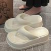 Platform Slippers Women's Casual Versatile Fashion Non-slip Soft-soled Sandals Wear Height-enhancing Cool Slippers