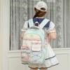 School Bag New College Style Fresh and Sweet Candy Color Backpack Junior High School Students Lightweight Large Capacity Backpack