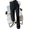 Suit Flared Pants Spring Summer New Large Size High Waist Slimming Draped Petite Black Slightly Flared Pants for Women