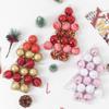 17Pcs 4CM Christmas Decoration Christmas Balls Hanging Xmas Tree Pendants Ornaments Party Home Decor 2026 New Year Navidad Gifts