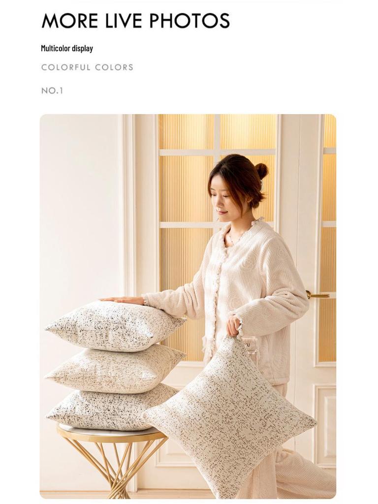 Sophisticated Jacquard Velvet Cushion for Sofa or Office Chair (2025)