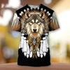 Boho Men's T-Shirts 3D Printing Stretch Indian Design Couple Street T-Shirts  Summer Fashion Clothing T-Shirts
