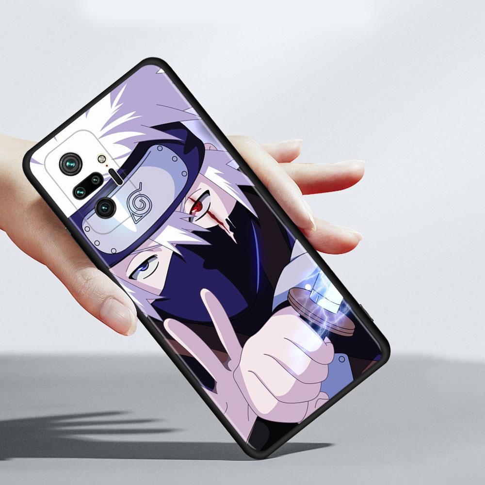 Phone Case for Xiaomi Redmi 9 9a 9c 8 K40 Note 9s 9 10 11 8 Pro 7 11t 9t 8t Cover Silicone Coque Anime Naruto Kakashi