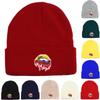 Mouth Flag of Ecuador Print Knit Cap Beanie, Patriotic Man Cap Candy Color Lightweight Unisex Bonnet Knitted Hat Beanie