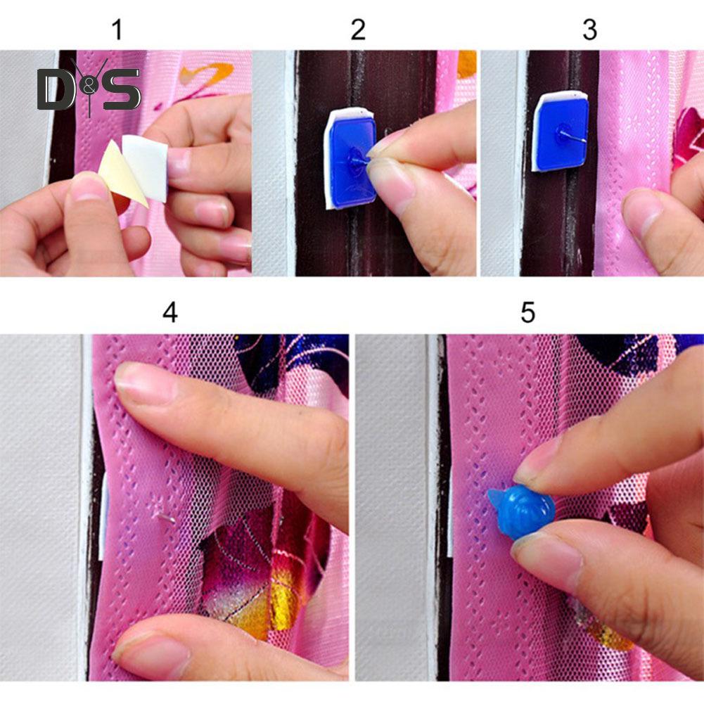 DYS Home Decor Tree Castle Magnetic Window Door Fly Screen Anti Mosquito Mesh Curtain