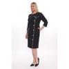 X Modapo Woman Buttoned Big Size Dress