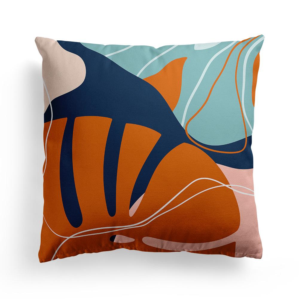 New Nordic Abstract Art Pillowcase Beauty Floral Leaves Home Sofa Bedside Pillow Sleeping Pillow Cushion Cover