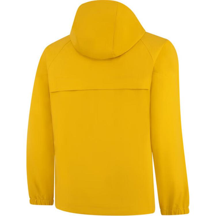 Li Ning Solid Color Hooded Long Sleeve Windbreaker Men Outerwear Mellow-Yellow AFDUA11-5