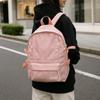 Solid Color Student Backpack Lightweight Solid Color Backpack Fashion Travel Backpack Unisex