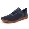 Mens Wide Barefoot Toe Shoes Canvas Casual Shoes Big Size Zero Drop Training Minimalist Sneakers Running Non Slip Gym Flats
