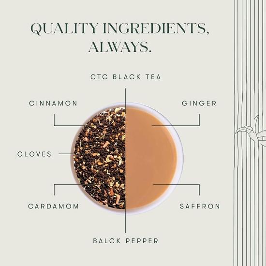 LUXMI Estates Masala Chai 25 Tea Bags Pack | Chai Adda-Bari  | Cinnamon & Cardamom | Energy Booster, 50 Gram