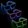Neon Party Nightclubs LED Light-up Glasses Glow In the Dark Neon Rave Shades  for Adult Kids