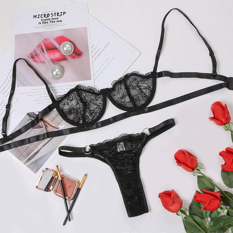 Cosplay Sexy Erotic Lingerie Women Bra And Panty Garters Sexy Lingerie Sets For Sex Women's Underwear Set Female Delicate BraKit